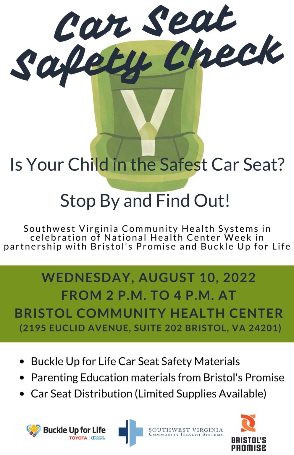 CarSeatSafetyCheckFlyer Southwest Virginia Community Health Systems