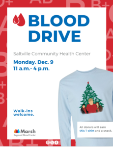 Southwest Virginia Community Health Systems Hosting Blood Drive at Saltville Community Health Center